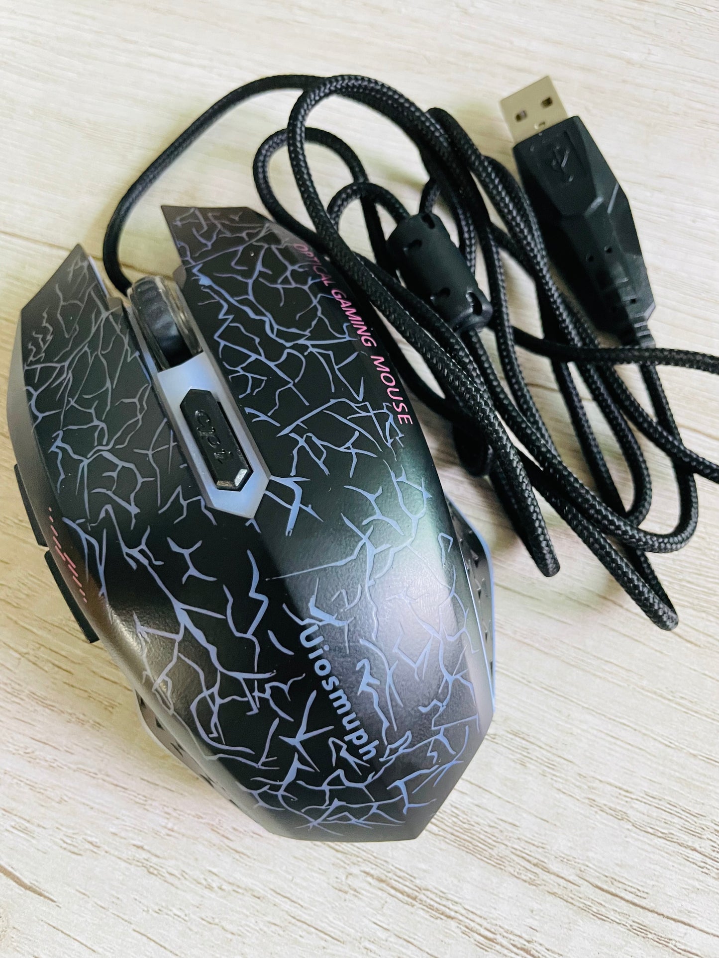 Uiosmuph LED Wired Mouse